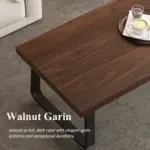 Minimalist Coffee Table, Walnut, 47 Inch_07