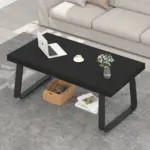Minimalist Coffee Table, Black Oak, 39 Inch_08