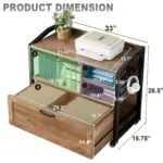 Mobile Lateral File Cabinet with Drawer_10