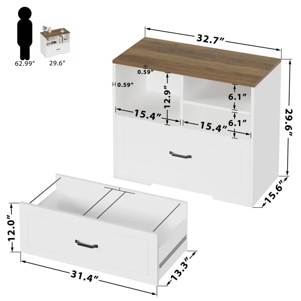 Lateral File Cabinet with Drawer_12