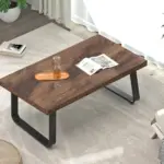 Minimalist Coffee Table, Rustic Brown, 39 Inch_08