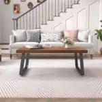 Solid Wood Coffee Table, 39 Inch_03