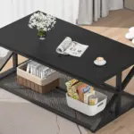 Coffee Table with Storage, Black Oak, 47 Inch_03