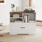 Lateral File Cabinet with Drawer_06