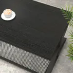 Coffee Table with Storage, Black Oak, 47 Inch_04
