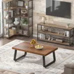 Solid Wood Coffee Table, 39 Inch_05