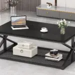Coffee Table with Storage, Black Oak, 47 Inch_05