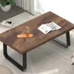 Minimalist Coffee Table, Rustic Brown, 47 Inch_06