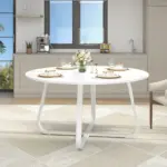 White Oak Round Kitchen Table 03