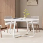 White Oak Round Kitchen Table 04