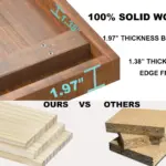 Solid Wood Coffee Table, 47 Inch_05