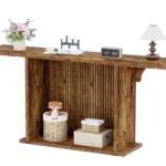 70.9 Inch Console Table, Rustic Brown_11