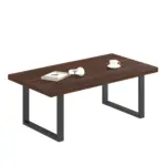 Industrial Coffee Table, Walnut, 39 Inch_05