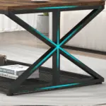 Coffee Table with Storage, Rustic Brown, 47 Inch_06